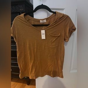 Mustard yellow T.La tee, never worn. NWT
